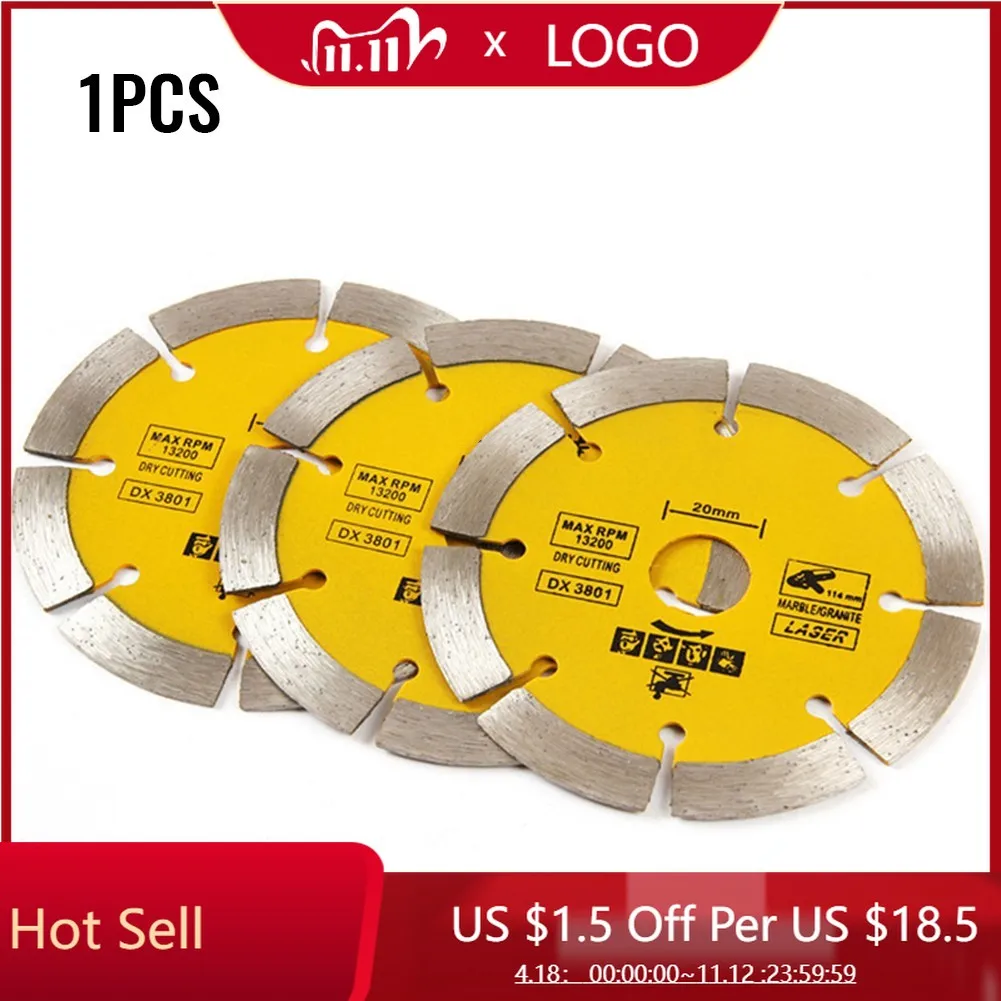 

1pcs Diamond Saw Blade Cutting Disc Wheel For Concrete Marble Tile Stone For Angle Grinder Cutting Machine High Quality
