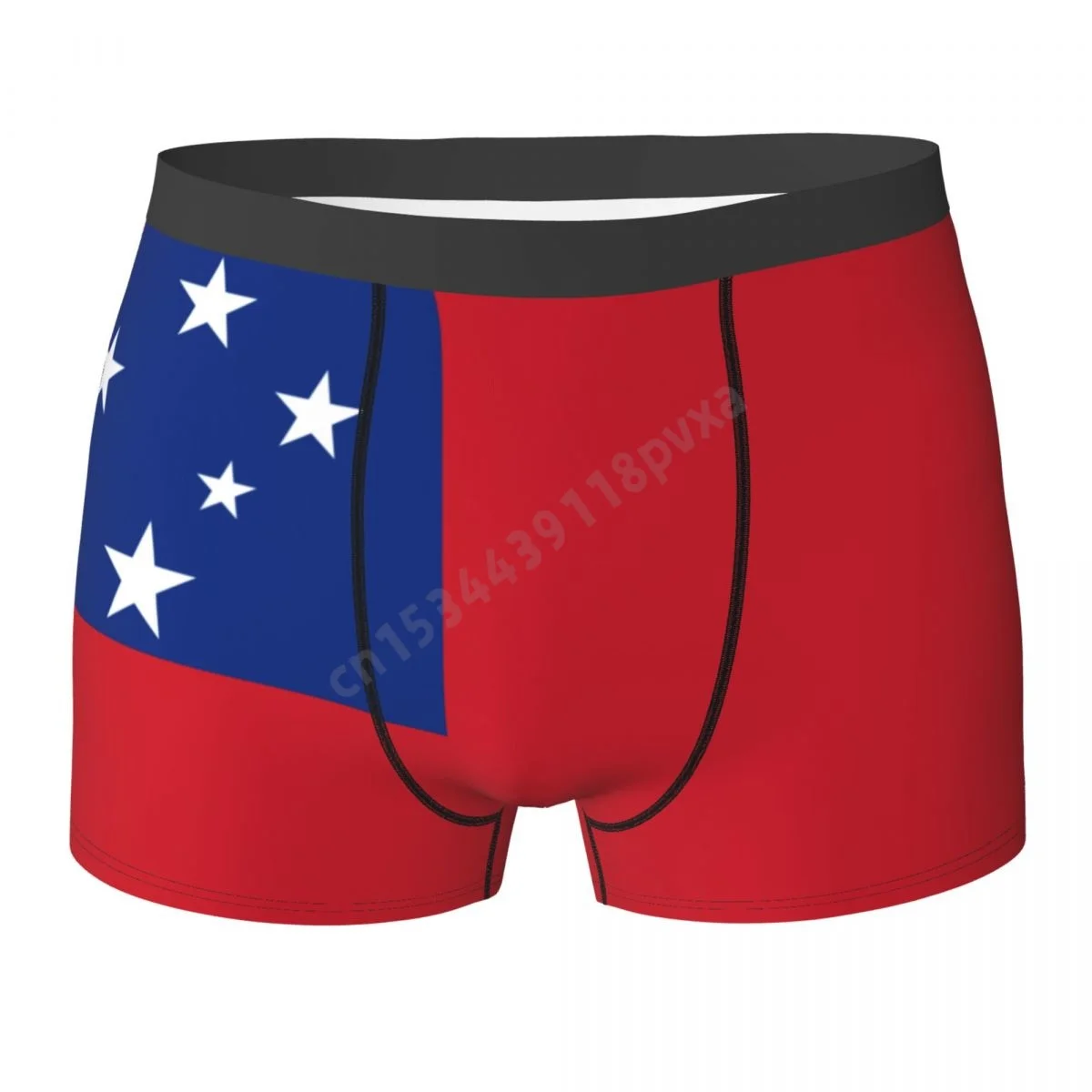 

Men Panties Samoa Flag Samoans Country Boxer Shorts Polyester Underpants For Boys Male Large Size