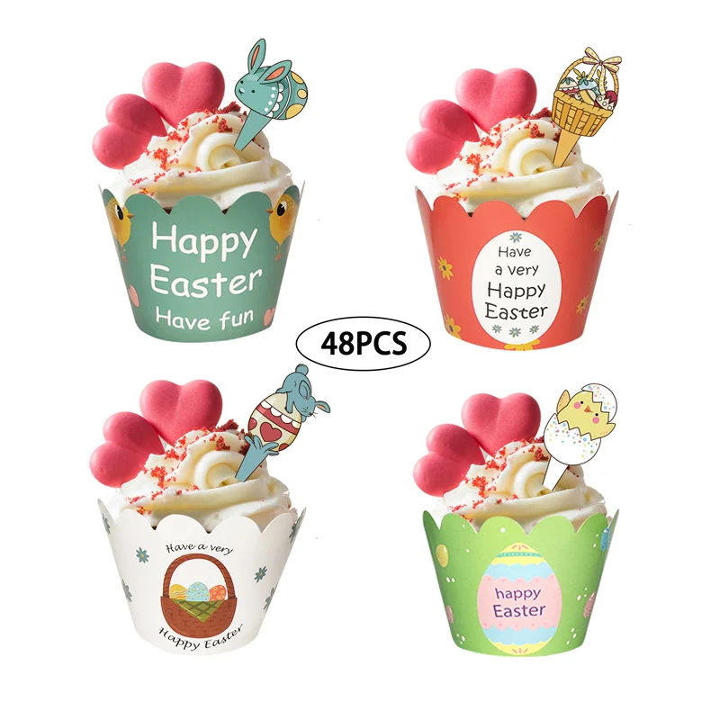 

24 шт., декоративная подкладка в виде кролика