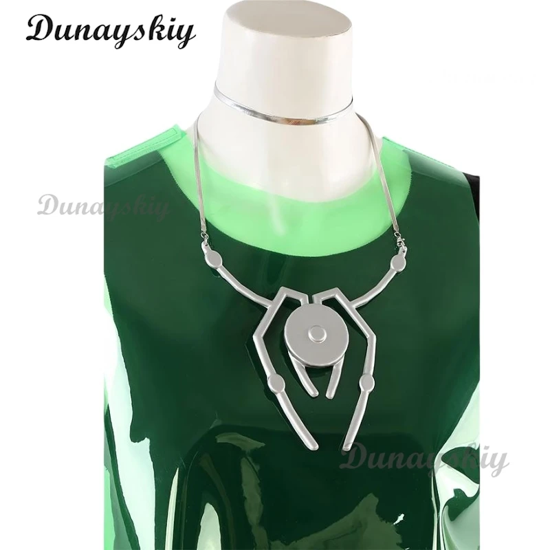 Alien Stage R7 Till Костюм Парик Топ Брюки Кольцо Колье Шпильки Татуировки Наклейки Опора