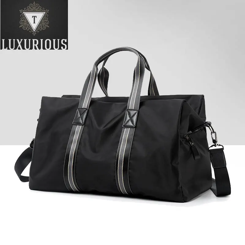 

Travel Oxford Airport Duffel Large Capacity Clothes Holiday Weekend Handbag Sac Yoga Gym Bag For men Design Brand bag