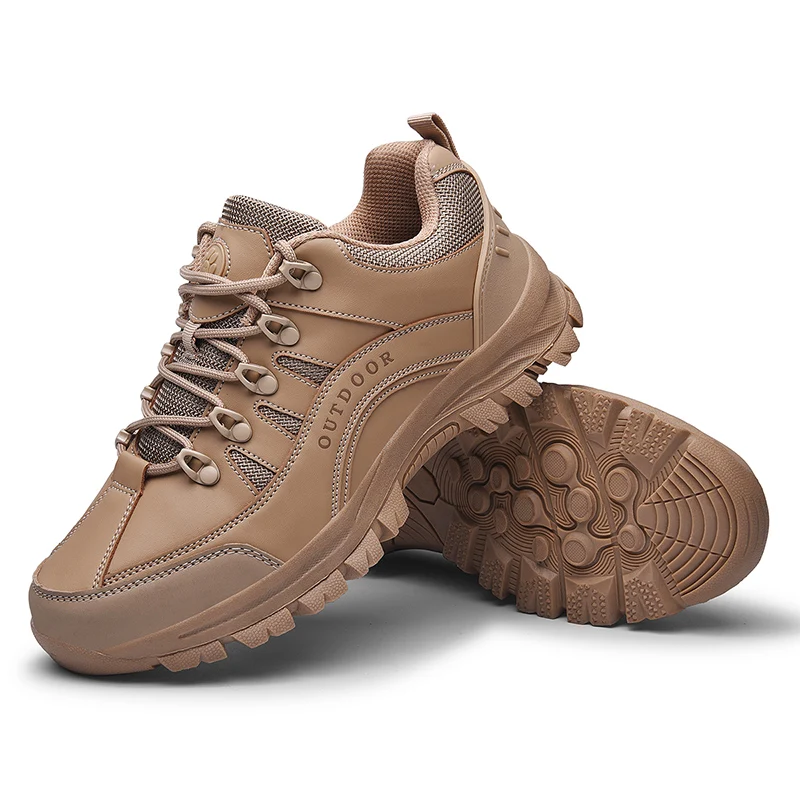 

Men's Military Boots Combat Low Top Mountaineering Shoes Outdoor Hiking Shoes Work Safety Motorcycle Boots Large 38-47 boots