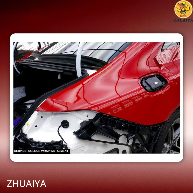 Жидкая Серебристая виниловая пленка ZHUAIYA для упаковки автомобилей не содержит