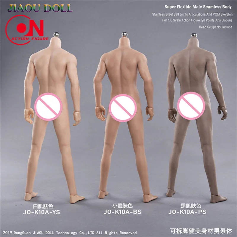 Кукла JIAOU 1/6 JOK-10A JOK-11C JOK-12D сильный мужской супер-гибкий бесшовный корпус со