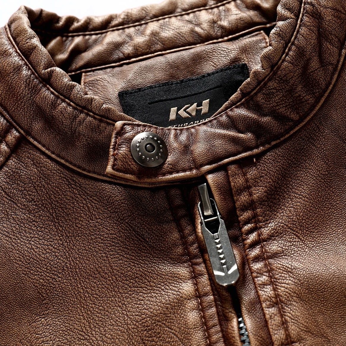 Зимняя кожаная куртка мужское пальто куртки мужская одежда восковая свеча