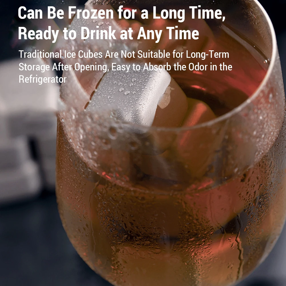 Набор камней для виски Ti многоразовые разноцветные охлаждающие камни и других