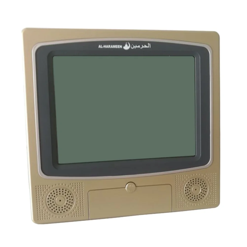 Часы Азан с декоративным дизайном. Календарь Хіддра и Грегориана. Оставайтесь