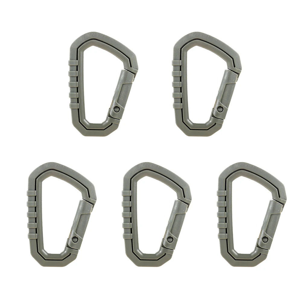 

5 шт., карабины для альпинизма, D-образной формы