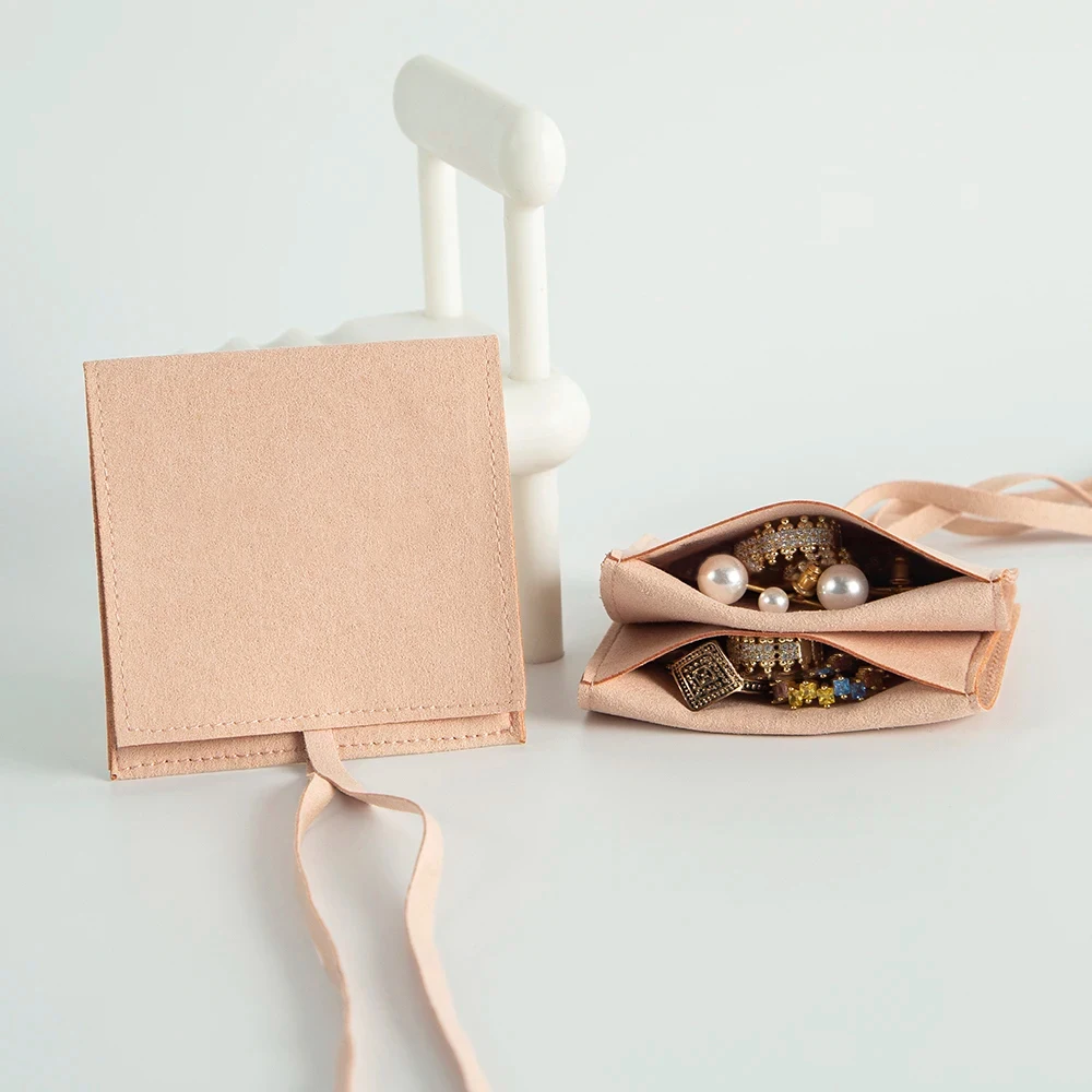 50 шт. конверт из микрофибры для ювелирных изделий