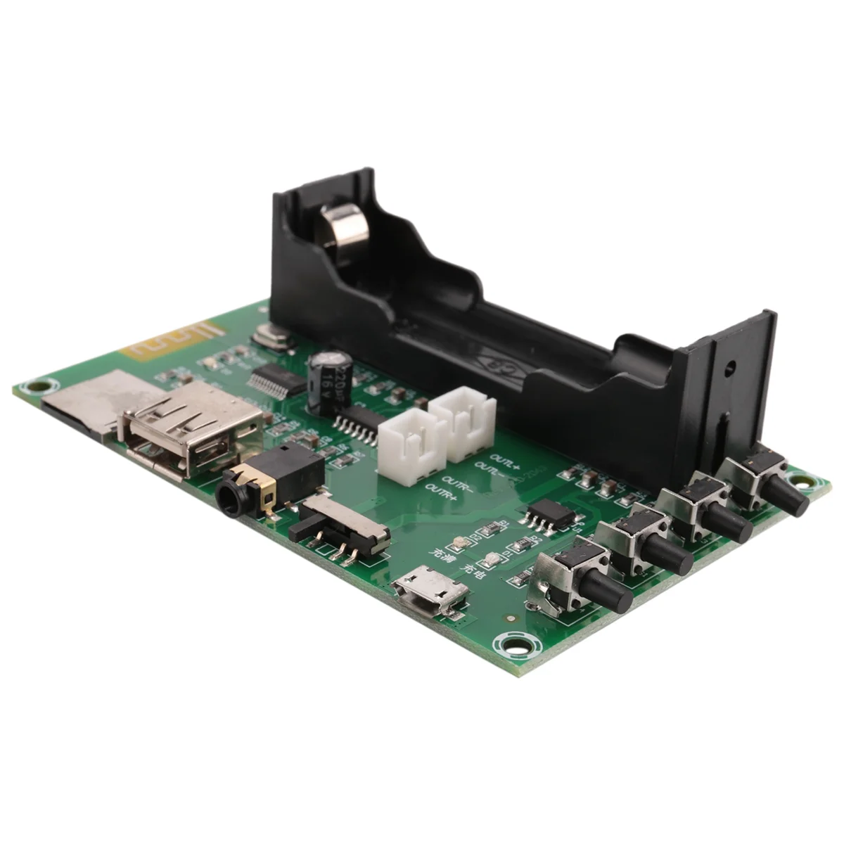 Плата усилителя мощности компактная перезаряжаемая литиевая батарея Bluetooth 10 Вт