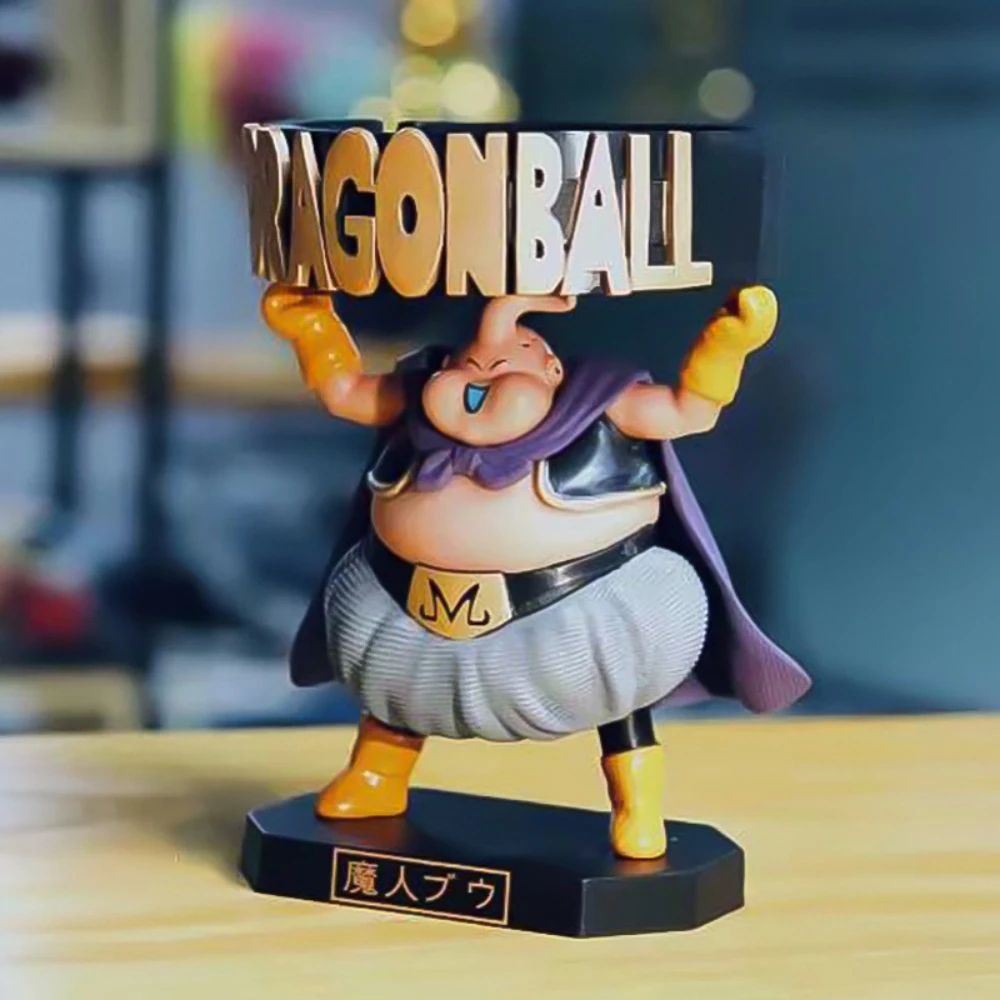

Dragon Ball Cartoon 12CM Majin Buu Ashtray Figure Collect Model Surroundings Household Ornaments Birthday Holiday Gift Toys Pvc