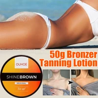 50g summer tanning cream summer beach bronzer self tanning booster skin sunburn repair aloe vera gel body care tanning lotion