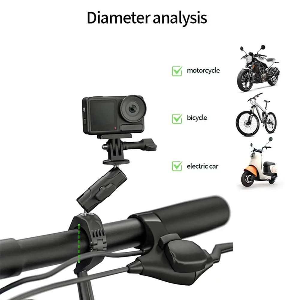 Для камеры DJI Pocket3 велосипедный зажим крепление для мотоцикла подставка Gopro 13