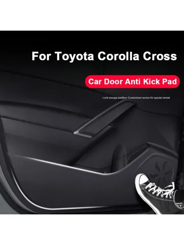 Для Toyota Corolla Cross 2022-2024 2025 дверь автомобиля анти-ударная накладка кожаная защитная наклейка на дверь автомобиля Стайлинг Декор аксессуары