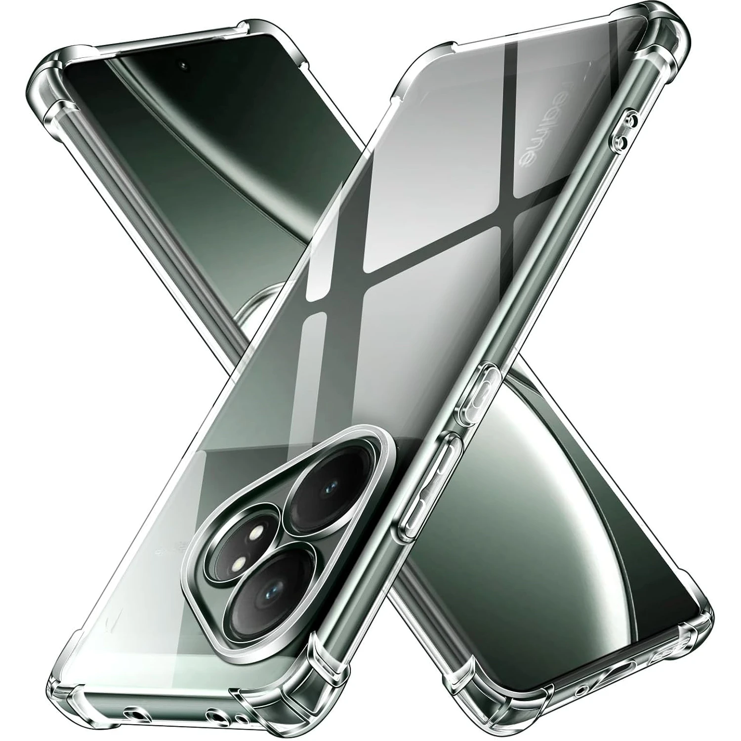 Противоударный чехол из ТПУ с подушкой безопасности для Realme GT 7 Pro 6 6T Neo 3 3T 2 2T Note 50