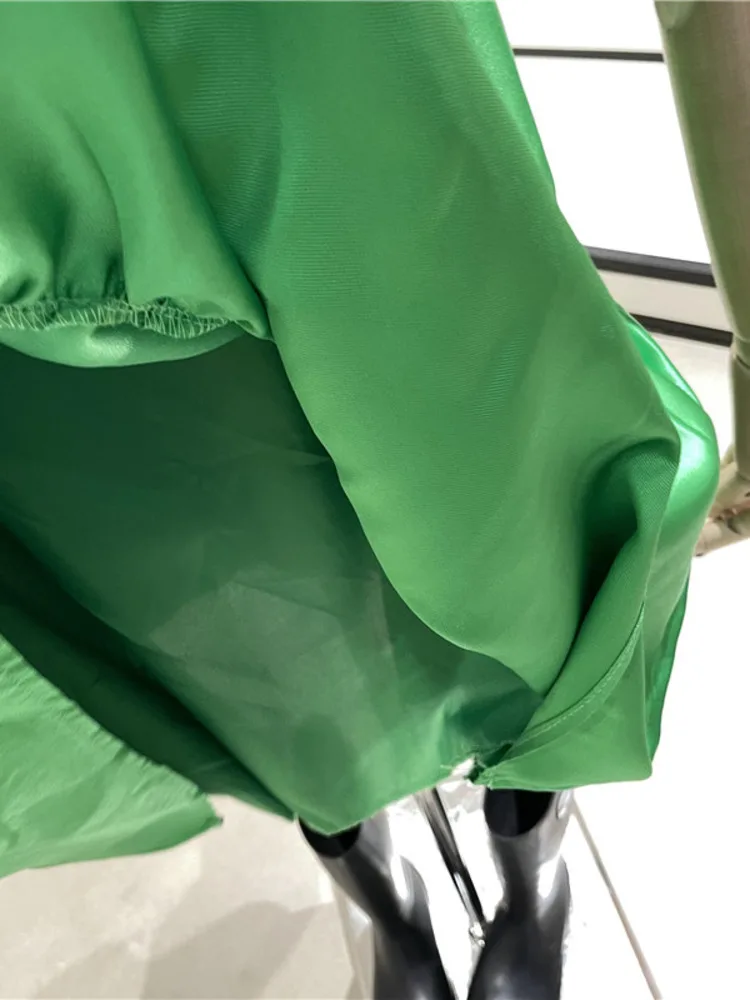 XFPV 2023 Новинка летняя мода с высокой талией свободное темпераментное однотонное