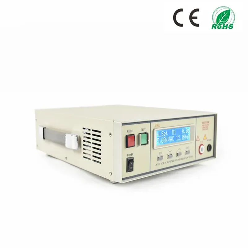 

JK7122 AC/DC Program Controlled Pressure Insulation Tester Insulation Resistance Test Set Hipot Tester