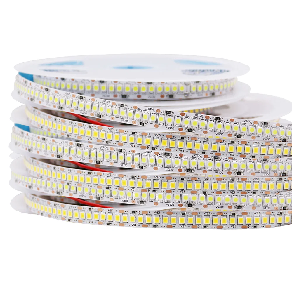 

LED Strip Light 12V 2835 240LEDs/m Ribbon Tape IP65 IP67 Waterproof LED Lights Bar Natural White 5m 10m 15m 20m 30m 50m