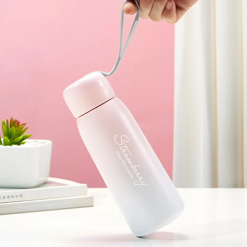 For Girls 370ml Portable Safety Leak-proof Hot Water Cup Wor