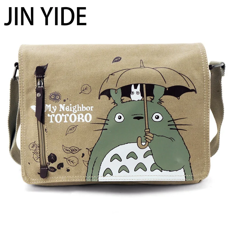 

Сумка-Тоторо Женская холщовая, Модный саквояж на плечо, сумочка-тоут с мультяшным аниме соседом школой и надписью