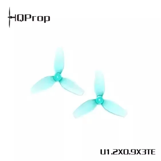 6 пар HQprop 1,2-дюймовый трехлопастной пропеллер, сверхлегкий 1,2x0,9x3 (31 мм)-1 мм, положительный отрицательный реквизит для RC FPV дрона, запасные части