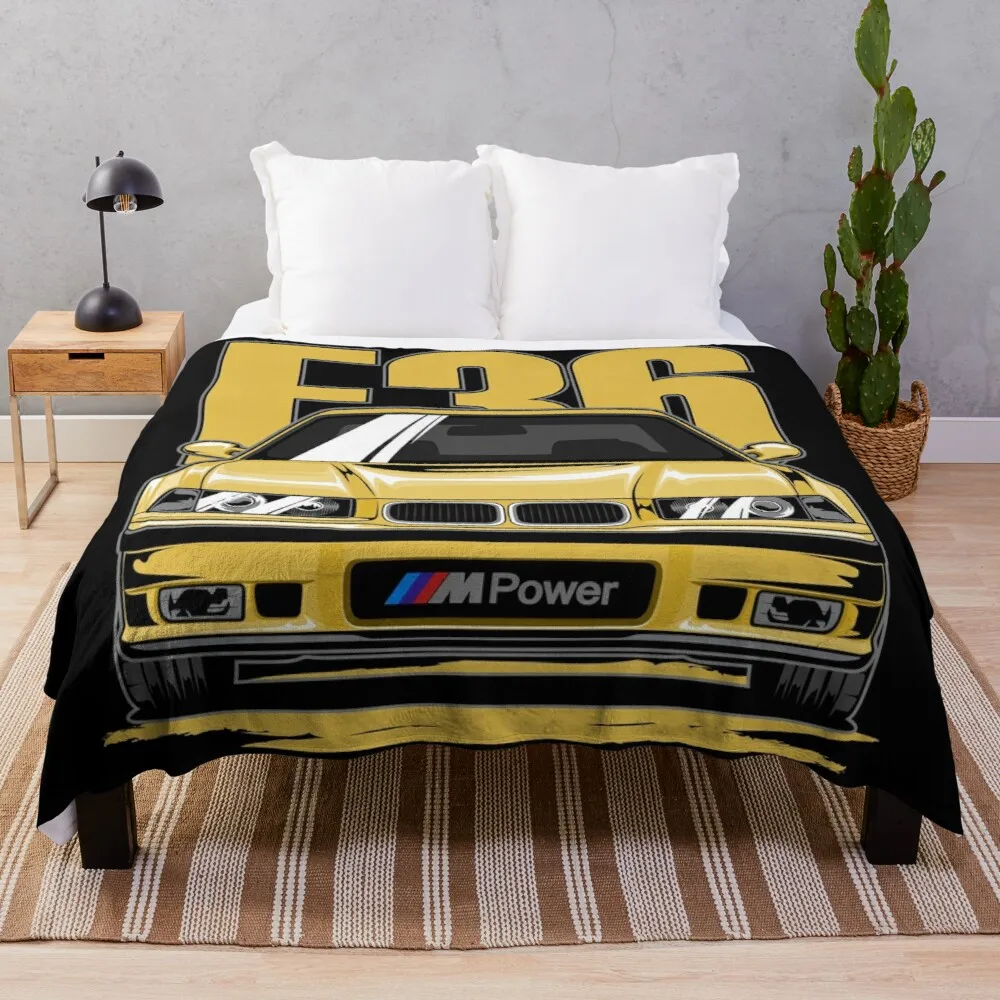 

Желтое одеяло M3 E36 Coupe декоративное покрывало для кровати Красивое Одеяло s