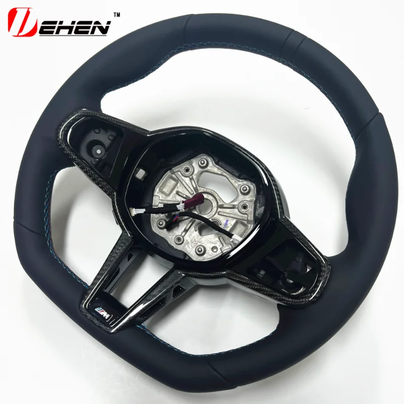 Рулевое колесо из углеродного волокна для BMW New M2 M3 M4 G80 G82 G83 G87 2019-2023 Lerther Old Upgrade 2025