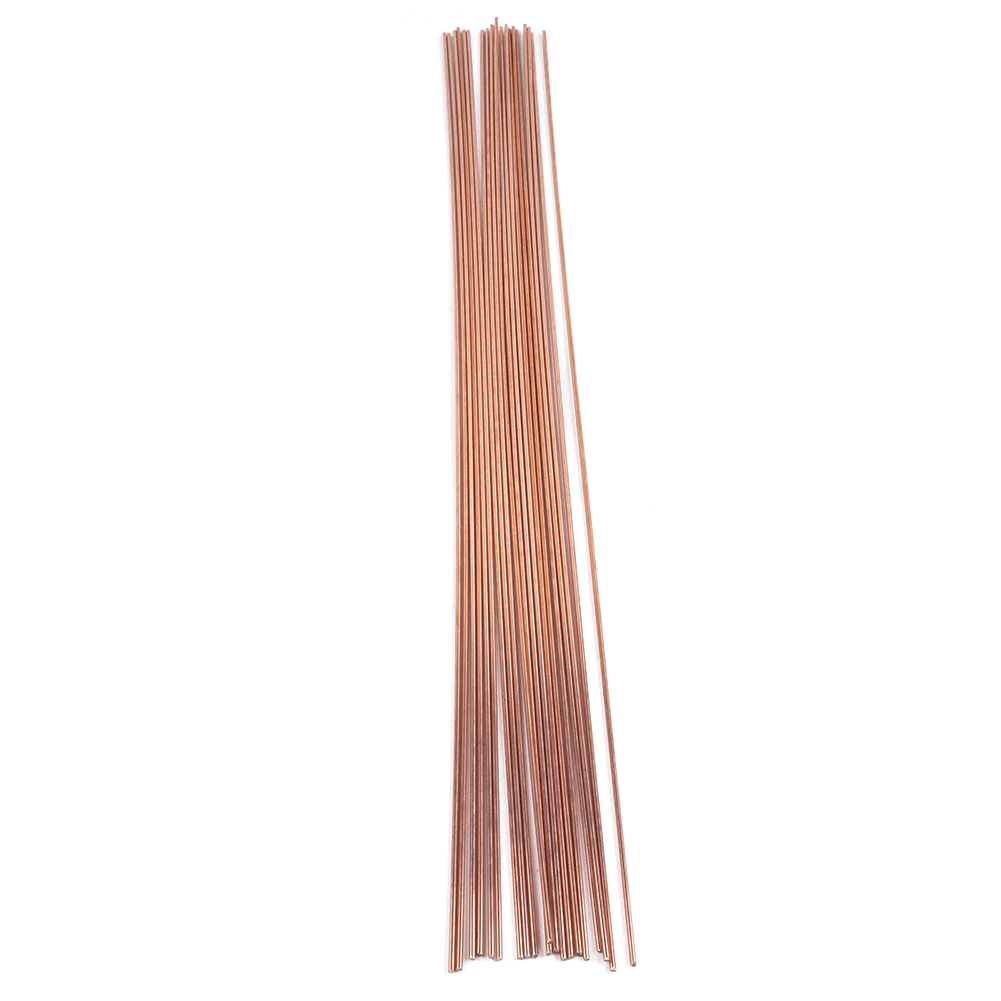 

20PCS 2mm*50cm Phosphorus Copper Electrode Welding Rod Brass Welding Wire Bronze Electrode Soldering Rod No Need Solder Powder