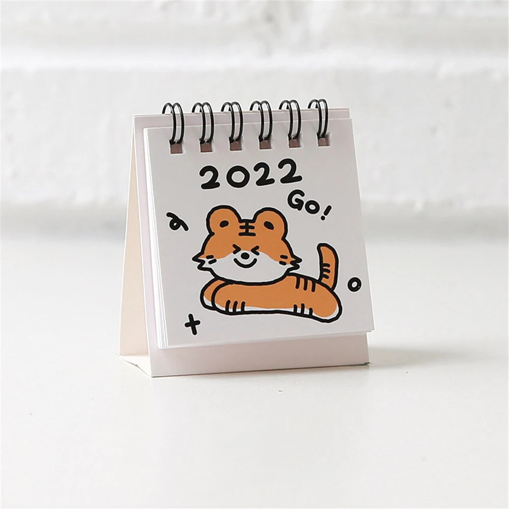 

2022, милый мультяшный тигр, календарь, планер для ежемесячного расписания, офисные принадлежности