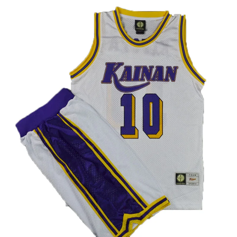 

Аниме Slam Dunk KAINAN KIYOTA 10 # баскетбольная майка косплей костюм топы и шорты