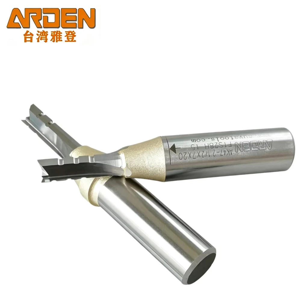 Фото Фреза ARDEN TCT 3-зубчатая прямая для ЧПУ станков по дереву с выталкивателем стружки для фанеры и МДФ №4