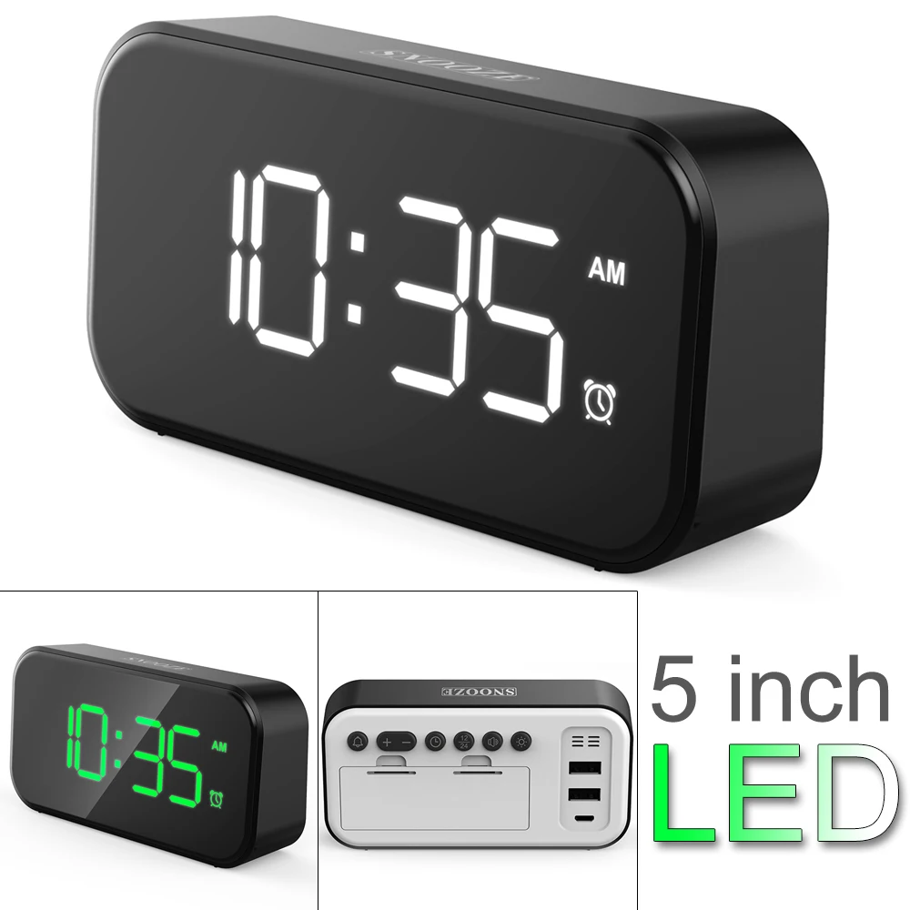 With White / Green Display And 100db Extra Loud Alarm For Be