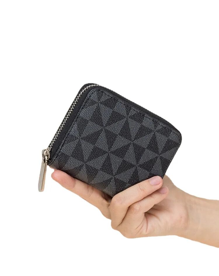 

2022 New Keychain Short Clutch Fashion Card Holder Zipper Wallet Coin Purse Fashion Printing Coin Purse Gift Plus Wallet