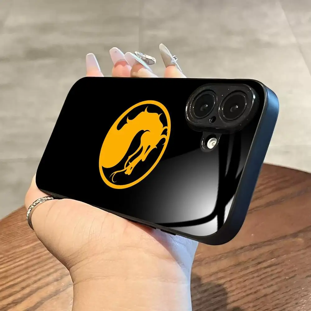 Фото Чехол для телефона в стиле Mortal Kombat для iPhone 17 Air, 16, 15, 14, 13, 12, 11 Plus, Mini, Pro, Max, стеклянный, магнитный №5