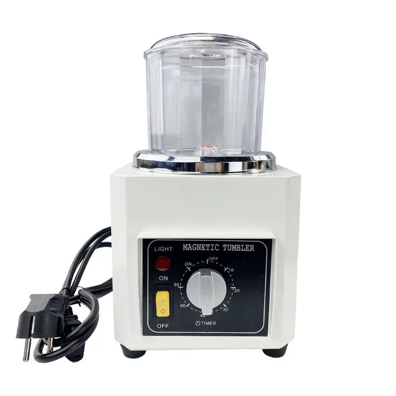 

KT-90 Magnetic Tumbler Jewelry Polishing Machine 110V 220V Magnetic Grinder Metal Deburring Chamfering Jewelry Polishing