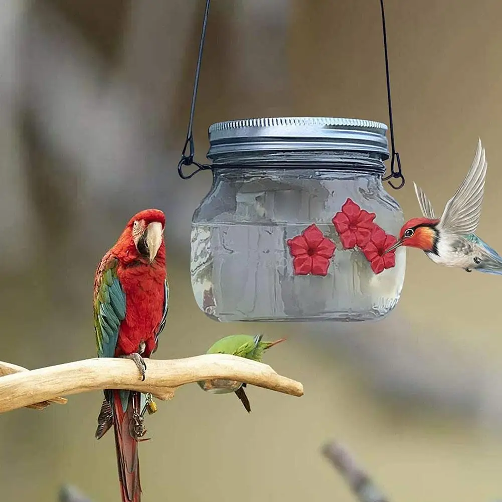 

Plastic Outdoor Bird Feeder Hanging Garden Yard Decoration Hanging Feeder Bottle Waterproof Roof Wild Bird H5r6