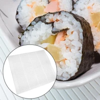 diy plastic sushi roller mats kitchen cooking reusable seaweed rolled seaweed special hand rolled sushi rice food rolling maker