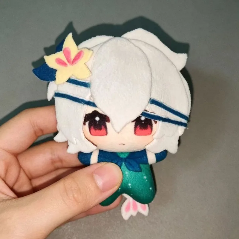 Плюшевый брелок-подвеска 10 см Cookie Run Kingdom White Lily Saint Lily Cookie Cotton Backpack Charm, милая мягкая игрушка, идеальный подарок (art.: 3920dbfbe0d60) - 3920dbfbe0d60