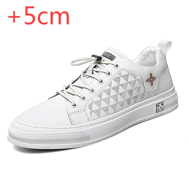 

2023 Elevator Men's Shoes 5CM Insole Height Increased Shoes Teenager Hidden Heels Inner Heightening Sports Shoes man sneake