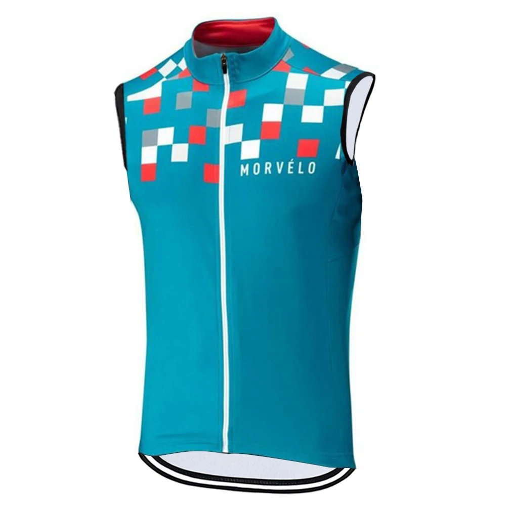 

Morvelo Men Pro Team Cycling Jersey Summer Sleeveless Cycle Vest Breathable MTB Bike Bicycle Jersey Maillot Sport Gilet Ciclismo