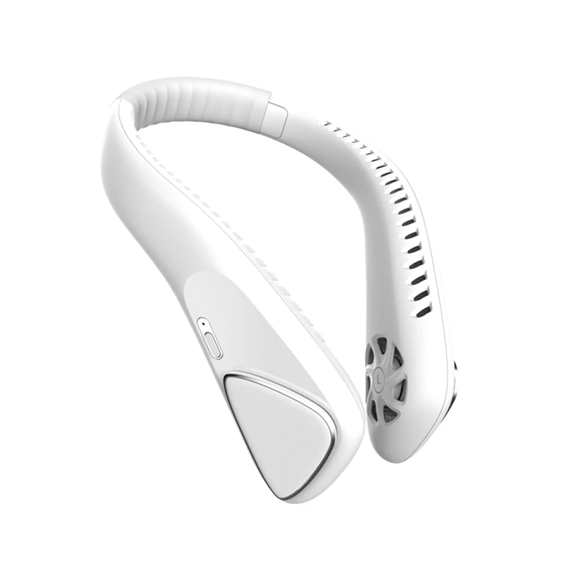 

Rechargeable Fan 4000Mah 360°Cooling Leafless Fan With 3 Speeds For Travel Outdoor Summer Refreshing Fan