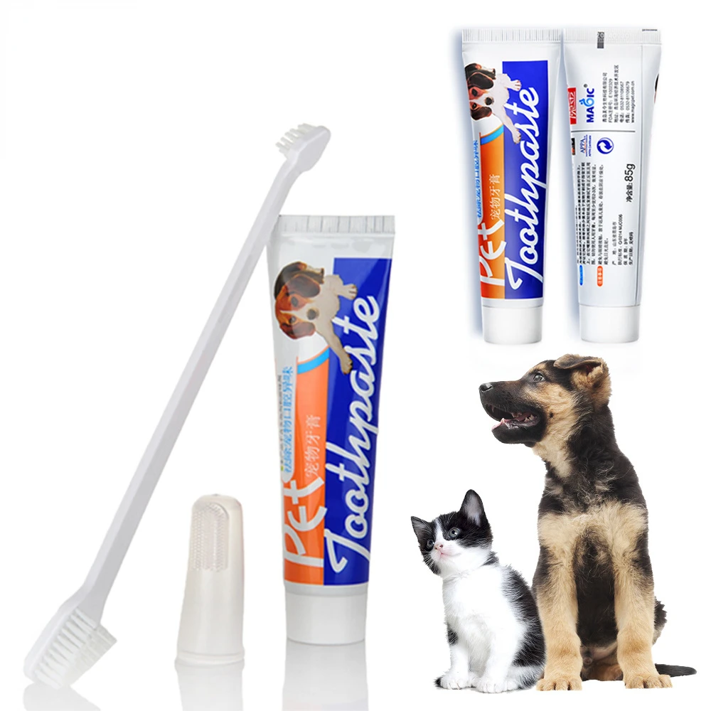 

Зубная паста для домашних питомцев, волшебная зубная щетка для собак, против галитоза, товары для уборки полости рта