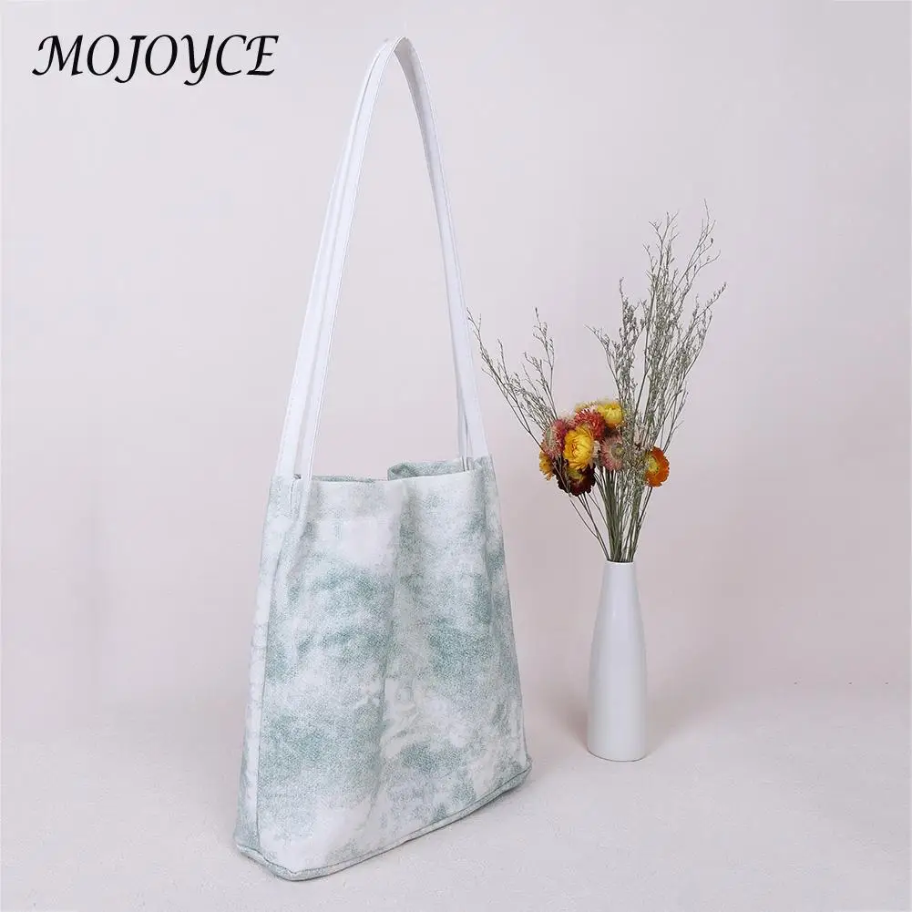 

Сумка-тоут женская холщовая с принтом, Повседневная Складная Сумочка на плечо, тоут для покупок, с двойным ремешком