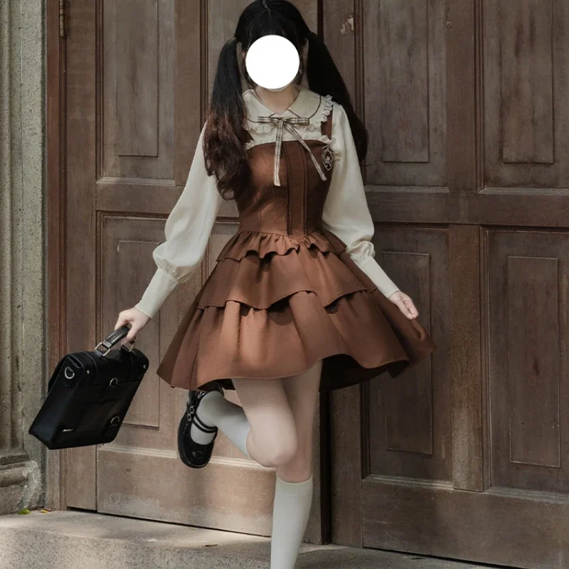 Рубашка с длинным рукавом и воротником листья лотоса