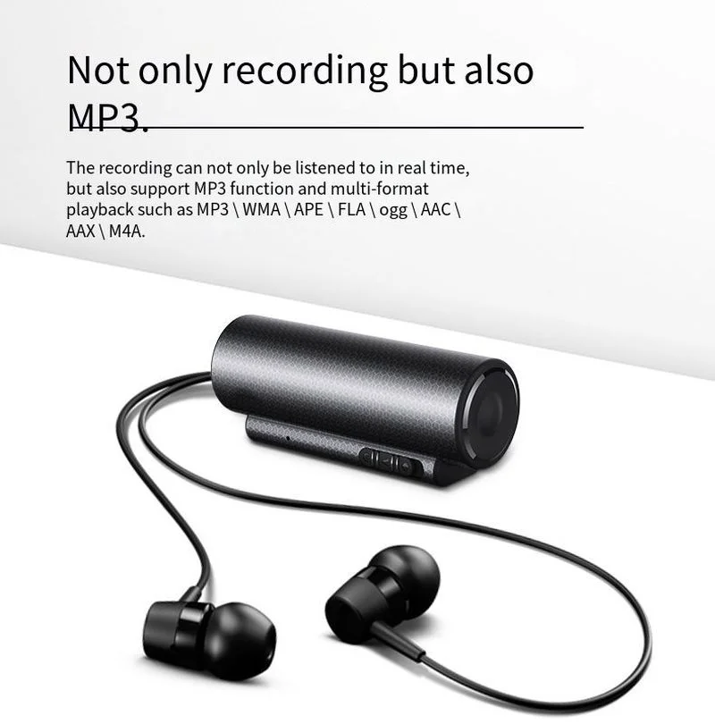 

SRUTON Q76 Digital Audio Voice Recorder Voice Activated Mini USB Pen Mp3 Player Recording Pen 4GB/8GB/16GB/32GB for Lectures
