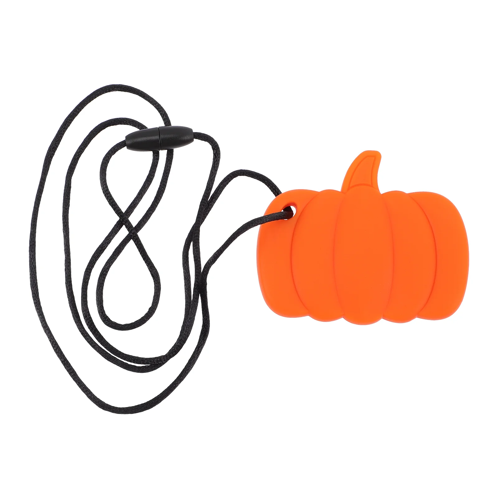 

Baby Teether Chewy Necklace Sensory Teether Silicone Pumpkin Teether
