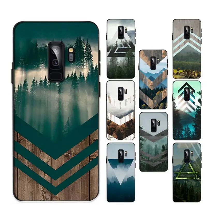 

RuiCaiCa Forest Geometry Phone Case For Samsung Galaxy S 20lite S21 S21ULTRA s20 s20plus for samsung S 21plus 20UlTRA capa