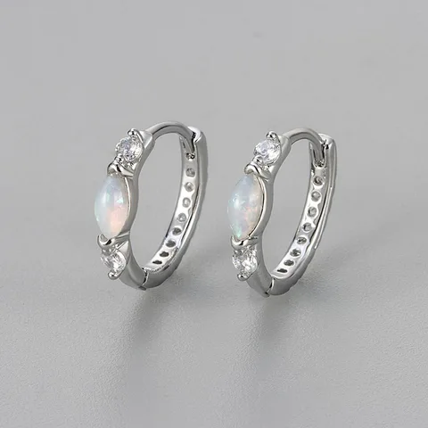 Серьги-кольца LATS золотые/серебряные