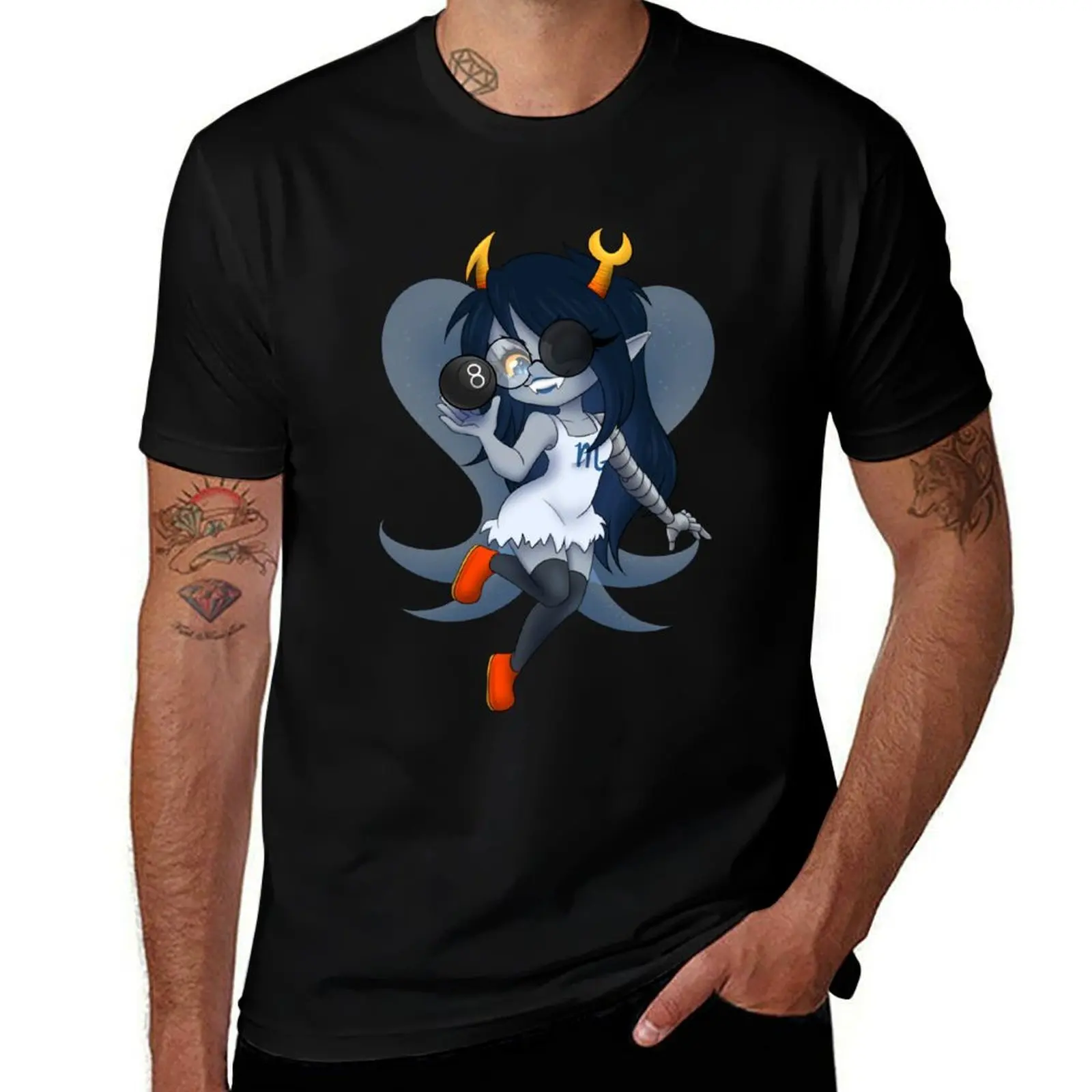 Фото Футболка Homestuck - VriskaBell с простым графическим дизайном №1