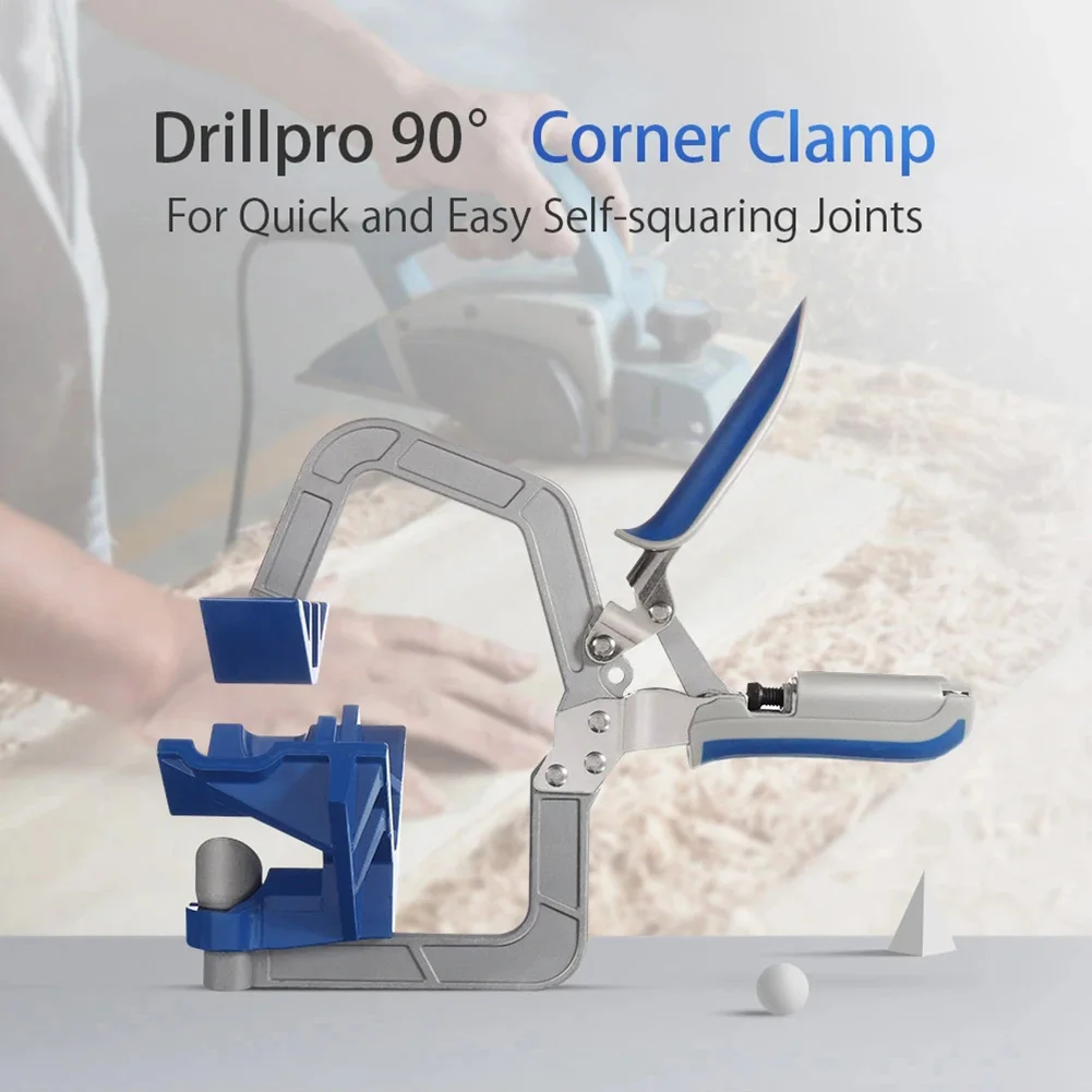 

Новый дизайн 90 ° прямоугольный зажим для деревообработки столярная рамка для картин угловой зажим быстрая сборка фиксированные ручные Дер...